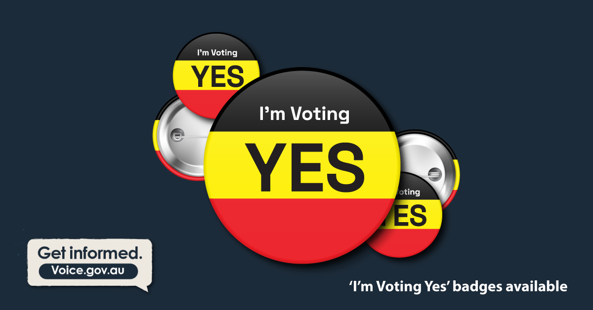 I’m Voting Yes Badges – VOX
